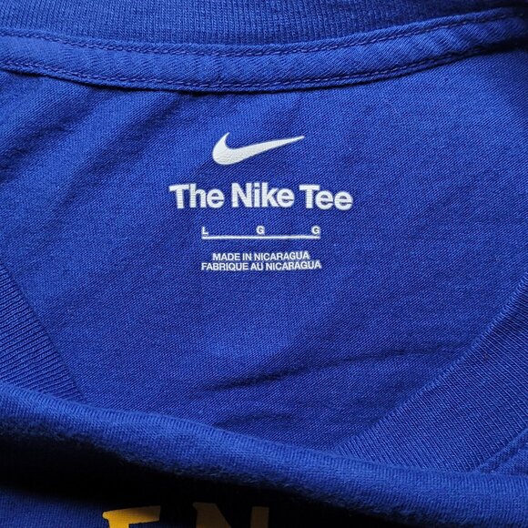 Nike Stephen Curry #30 Golden State Warriors Blue Crewneck T-Shirt Mens Size L - Picture 5 of 8
